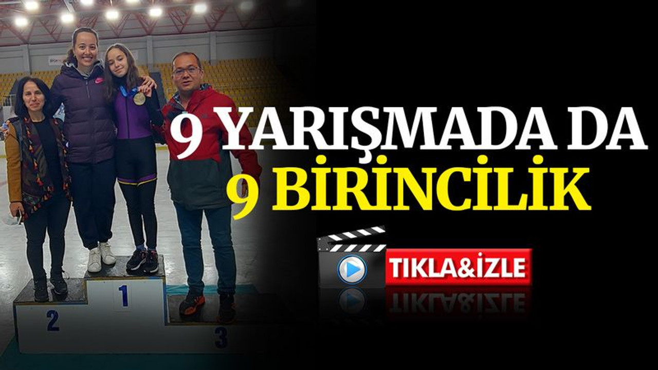 Elif Doğa Derin, 9 yarışmada da birinci oldu